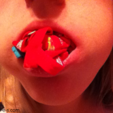 Girls biting their panties Girls biting their panties
