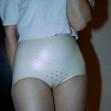Girls wearing latex panties 