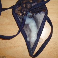 Panties filled with cum  