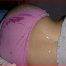 Panties filled with cum  