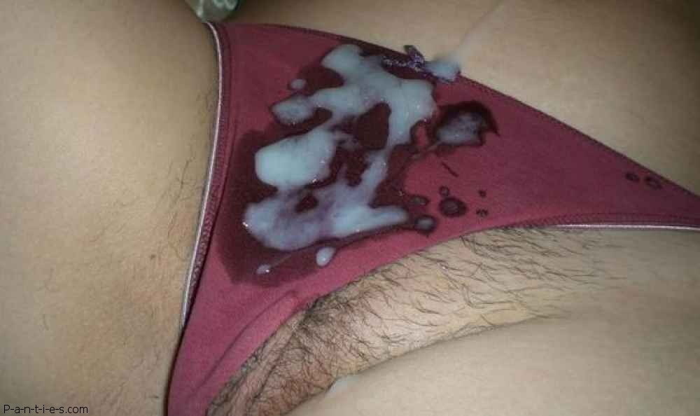 Panties filled with cum Panties filled with cum