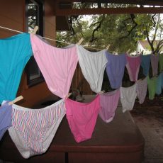 Lovely pics of drying panties Lovely pics of drying panties