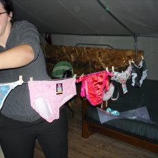 Lovely pics of drying panties 