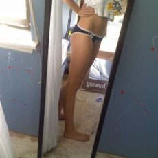 College cutie posing in pants College cutie posing in pants
