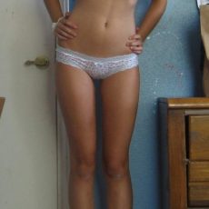 College cutie posing in pants College cutie posing in pants