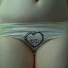 Valentine's Day panties Valentine's Day panties