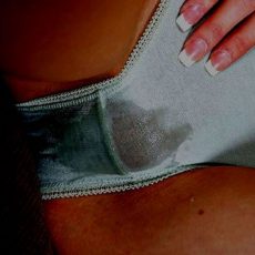 Wet spot on her panties Wet spot on her panties