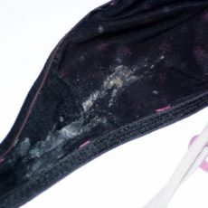 White pussy stains on panties  