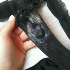 White pussy stains on panties  