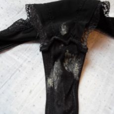 White pussy stains on panties  