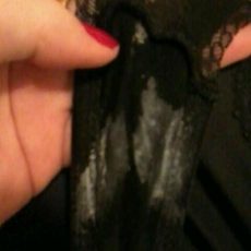 White pussy stains on panties  