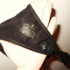 White pussy stains on panties  