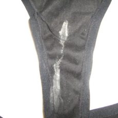 White pussy stains on panties  