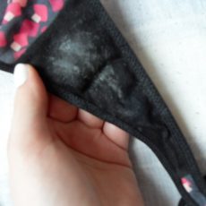White pussy stains on panties  