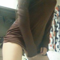 Cute Japanese chick posing in panties Cute Japanese chick posing in panties