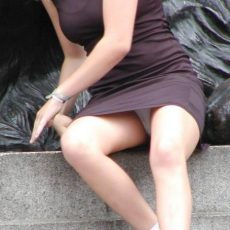 Panties under her skirt Panties under her skirt