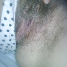 Furry amateur presents her panties collection  