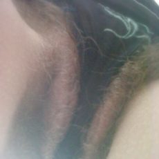 Furry amateur presents her panties collection  