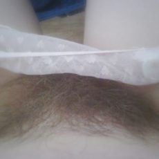 Furry amateur presents her panties collection  