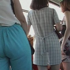 More pics of women with visible panty lines More pics of women with visible panty lines