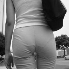 More pics of women with visible panty lines More pics of women with visible panty lines