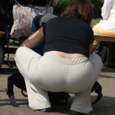 More pics of women with visible panty lines More pics of women with visible panty lines