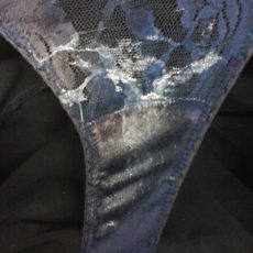 Pussy juice on their panties Pussy juice on their panties