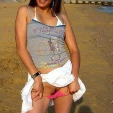 Undressing panty  