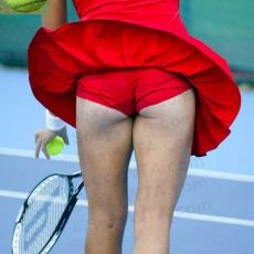 Panty of girls playing tennis Panty of girls playing tennis