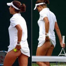Panty of girls playing tennis 