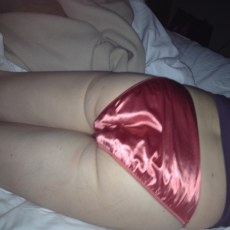 Shiny satin panties on amateur asses Shiny satin panties on amateur asses