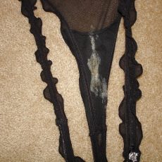 Filthy stained panties Filthy stained panties
