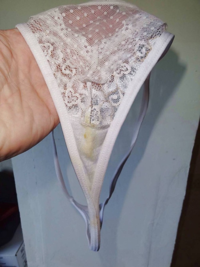 stained panties Sperm