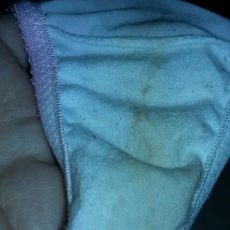 Filthy stained panties Filthy stained panties