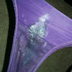 Filthy stained panties  