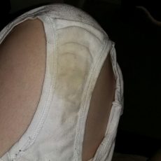 Filthy stained panties Filthy stained panties
