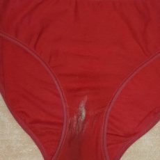 Filthy stained panties Filthy stained panties