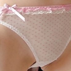 Girls in pink panties  