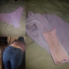 Cum stains on panties Cum stains on panties