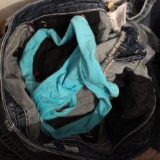 Cum stains on panties  