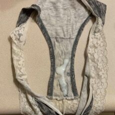 Cum stains on panties  