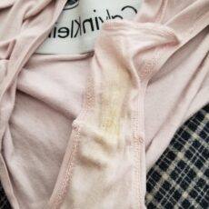 Cum stains on panties Cum stains on panties