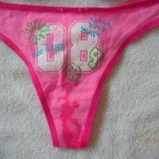 Cum stains on panties  