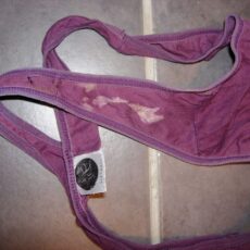 Cum stains on panties Cum stains on panties