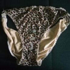 Cum stains on panties  